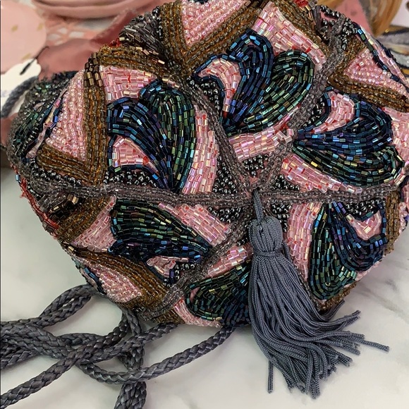 Beaded draw string fairy bag - Picture 6 of 8